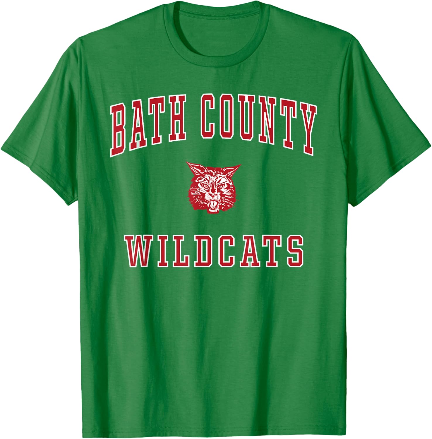 Bath County High School Wildcats T-Shirt - T-Shirt | Irish Green