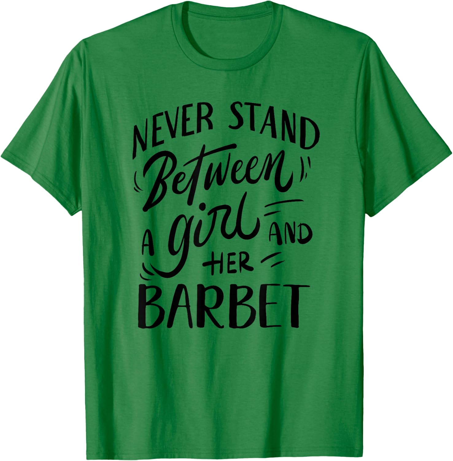 Dog Owner Gift A Girl And Her Barbet T-Shirt - T-Shirt | Irish Green