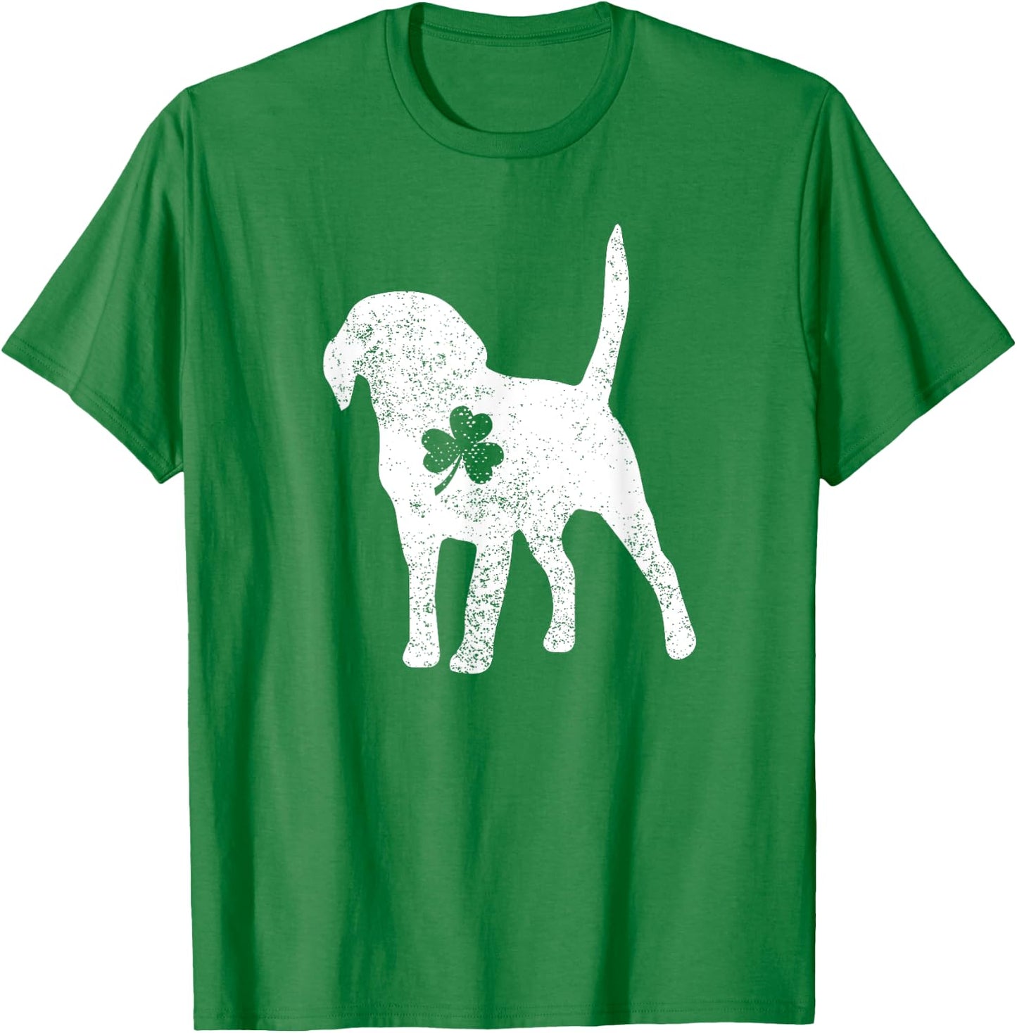 Labrador Shamrock St Patricks Day Lab Dog Lover Gift T-Shirt - T-Shirt | Irish Green