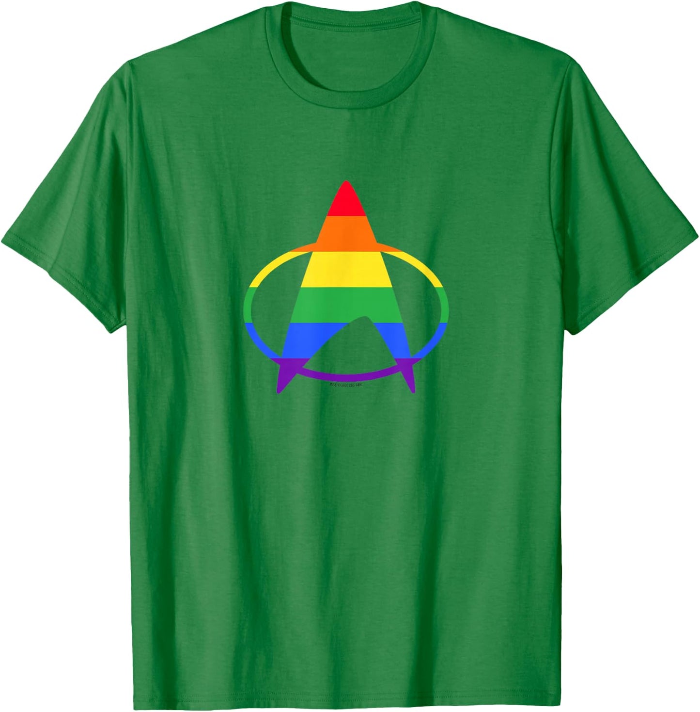 Star Trek: The Next Generation Pride Delta T-Shirt - T-Shirt | Irish Green