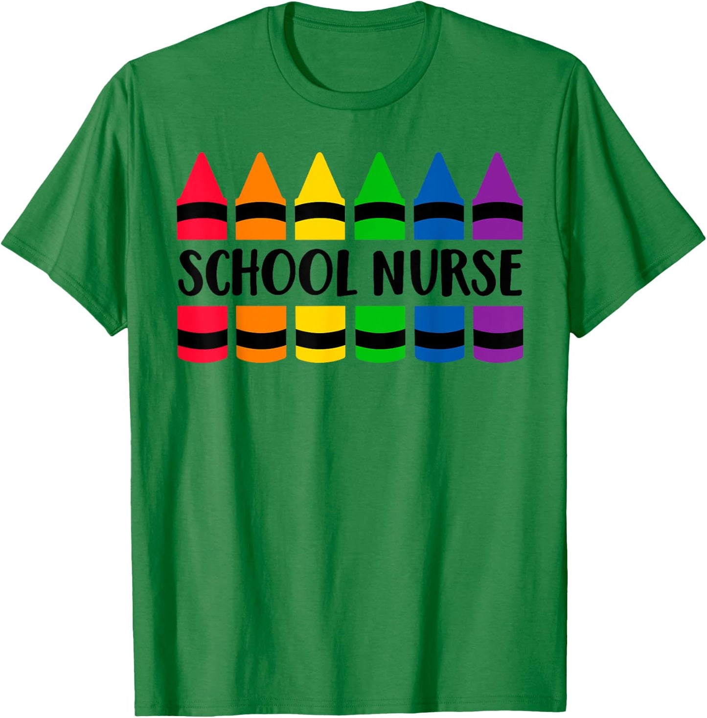 School Nurse Teacher Crayon - CRAY Teacher Women T-Shirt - T-Shirt | Irish Green