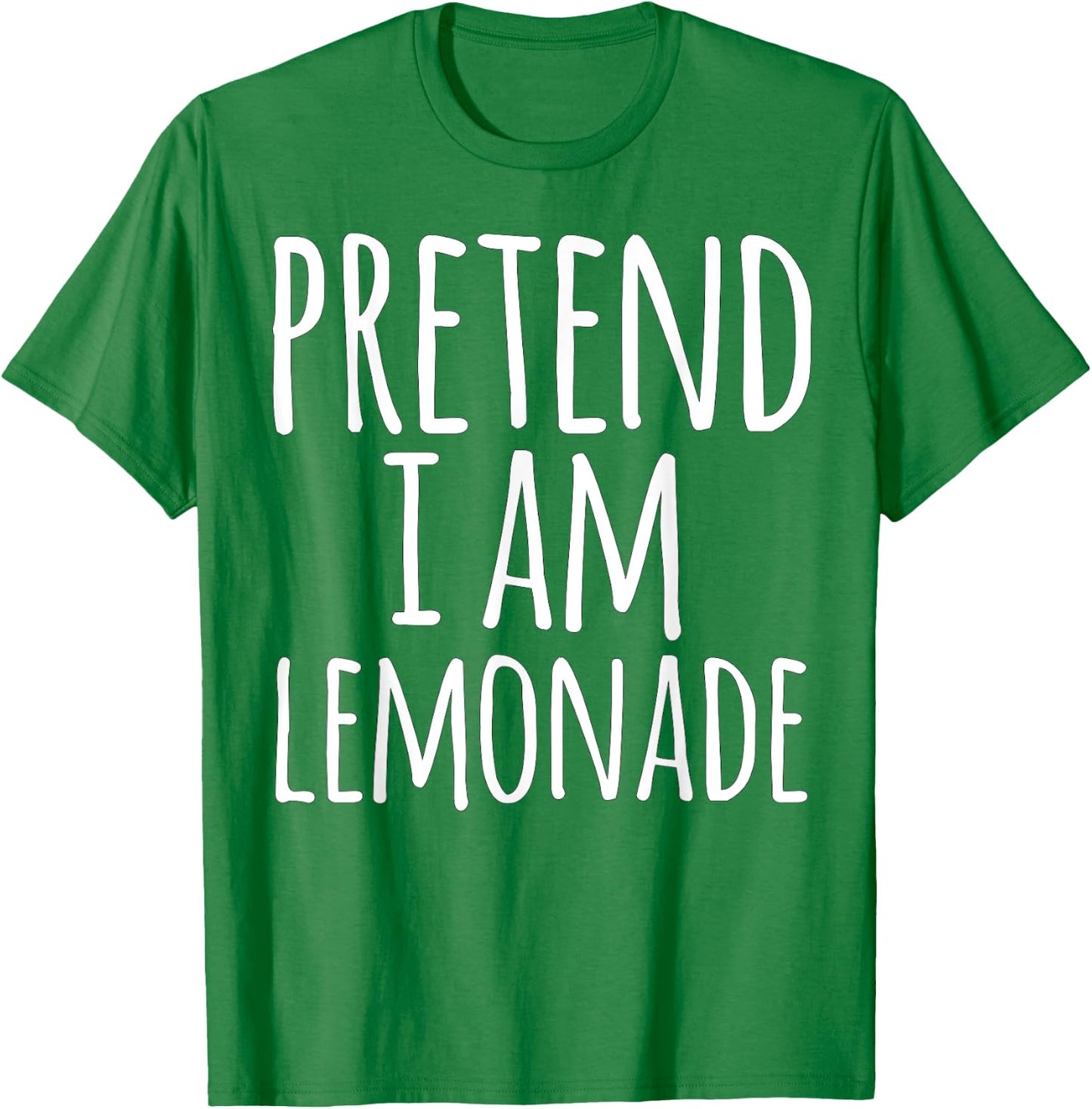 Funny Easy Lazy Halloween PRETEND I'M A LEMONADE Costume T-Shirt - T-Shirt | Irish Green