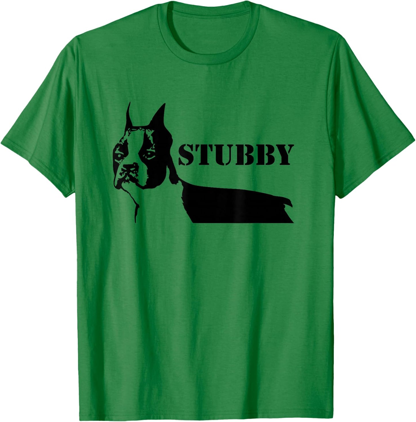Sergeant Stubby - American Army Dog WWI America Animal T-Shirt - T-Shirt | Irish Green