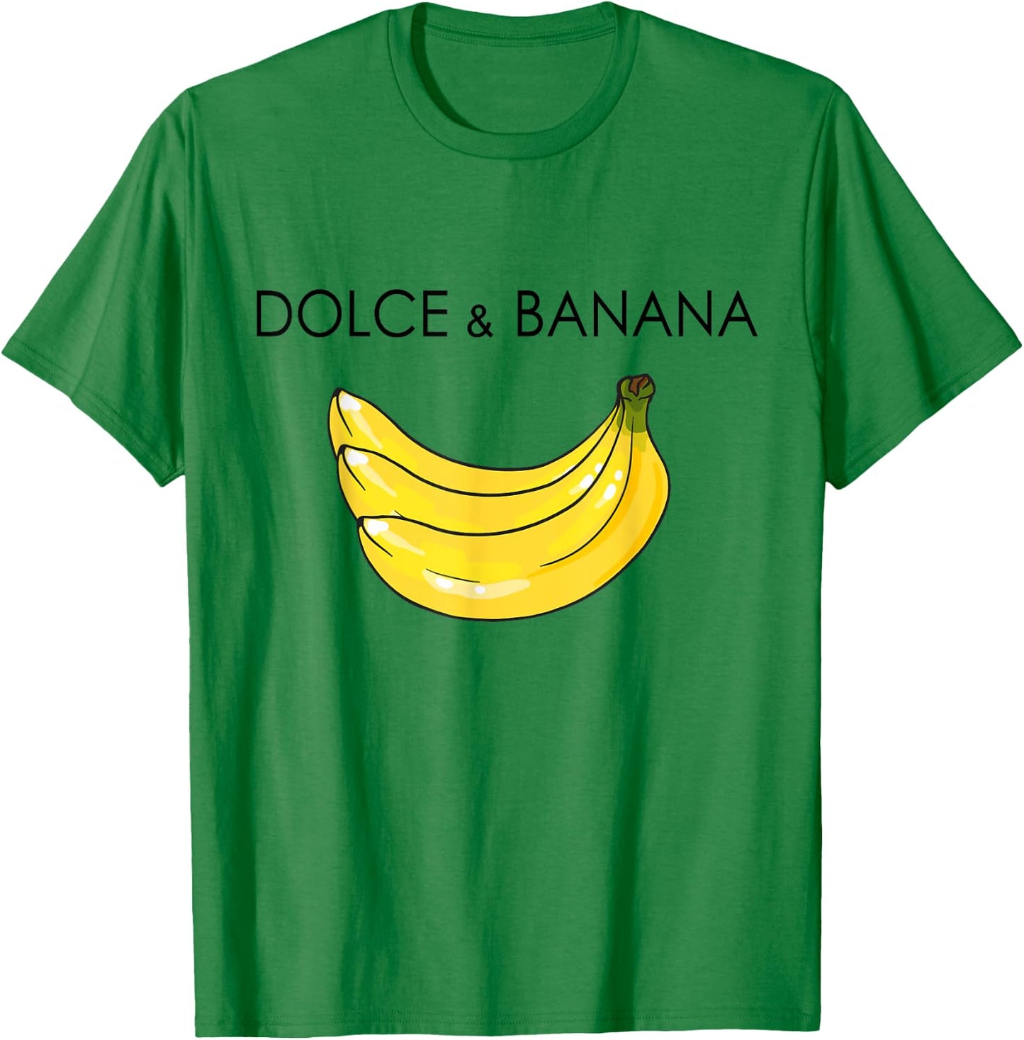 Dolce And Banana Funny Banana Fruit Funny Graphic Design T-Shirt - T-Shirt | Irish Green