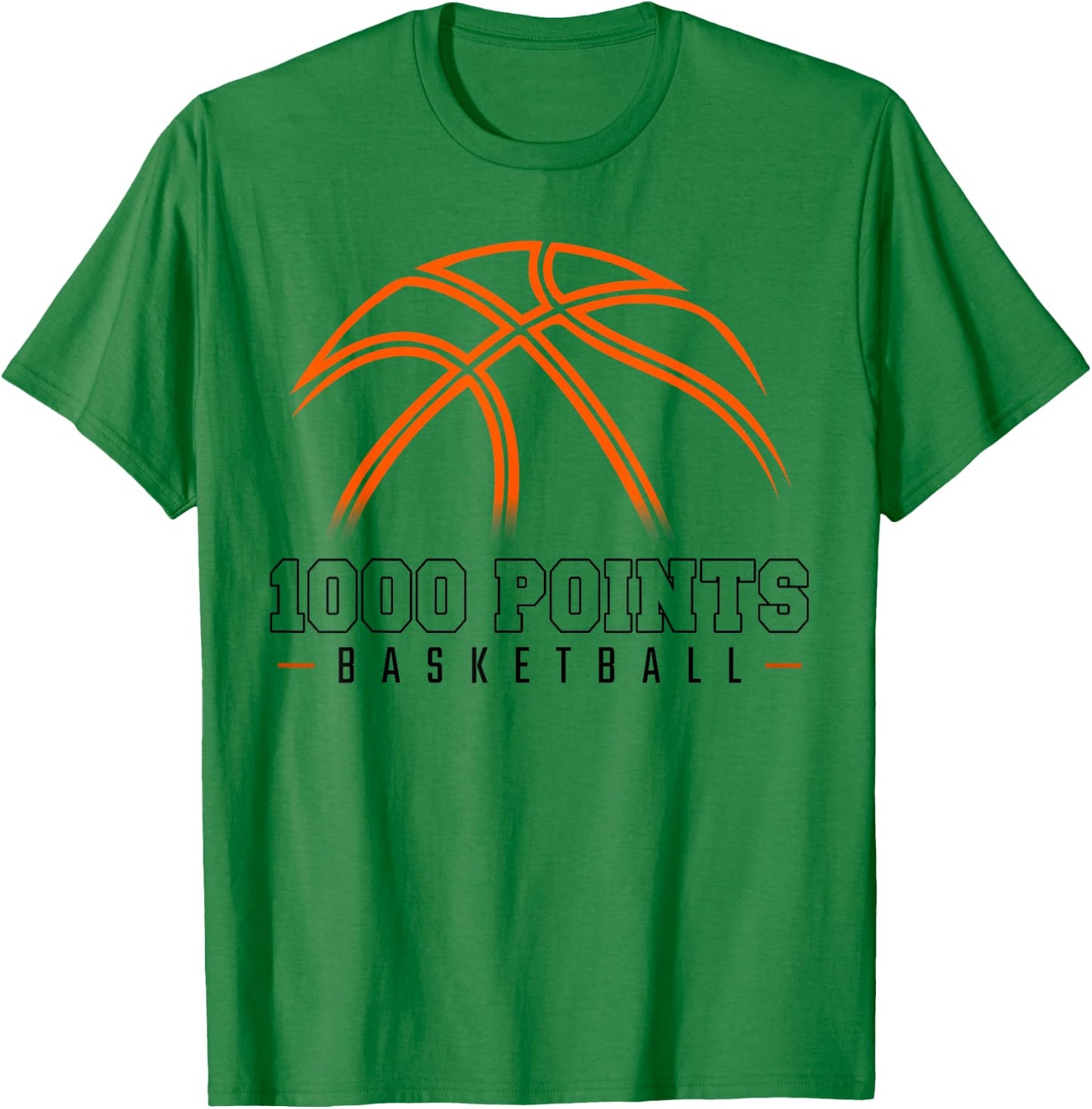 1000 Points Basketball Scorer High School Basketball Player T-Shirt - T-Shirt | Irish Green