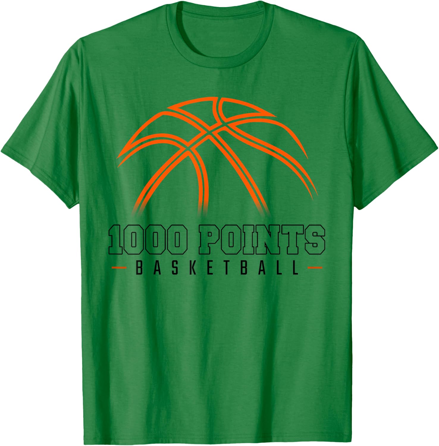1000 Points Basketball Scorer High School Basketball Player T-Shirt - T-Shirt | Irish Green
