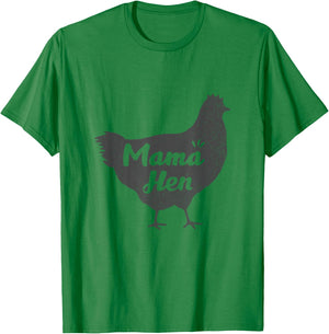 Mama Hen Outfit Retro Vintage Chicken Mom Breeder Women T-Shirt - T-Shirt | Irish Green