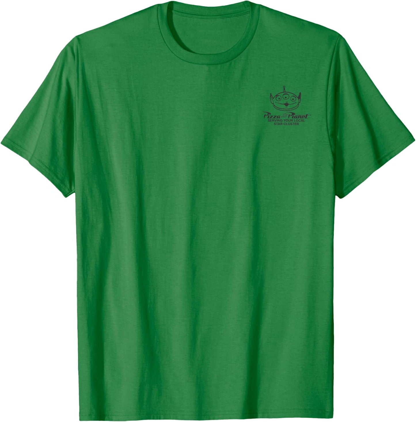 Disney Pixar Toy Story Pizza Planet Est. 1995 Aliens Logo T-Shirt - T-Shirt | Irish Green