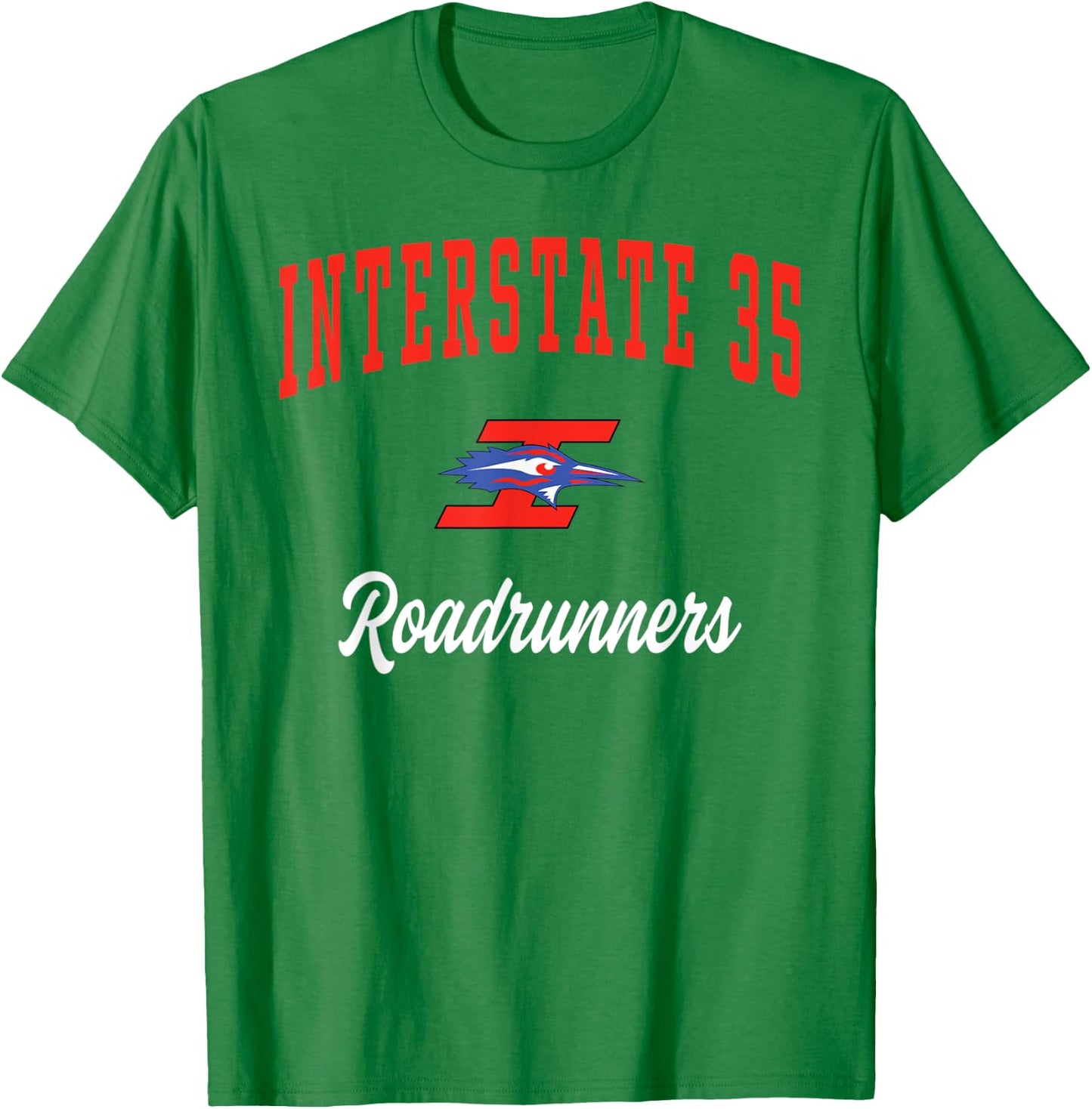 Interstate 35 High School Roadrunners T-Shirt - T-Shirt | Irish Green
