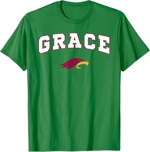 Grace Baptist Academy Golden Eagles T-Shirt - T-Shirt | Irish Green