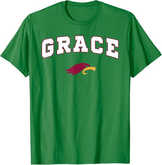 Grace Baptist Academy Golden Eagles T-Shirt - T-Shirt | Irish Green