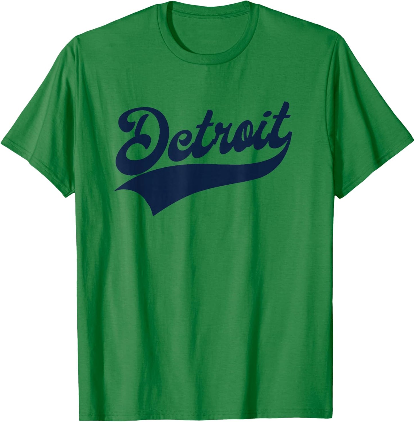 Detroit - Athletic Throwback Design - Classic T-Shirt - T-Shirt | Irish Green