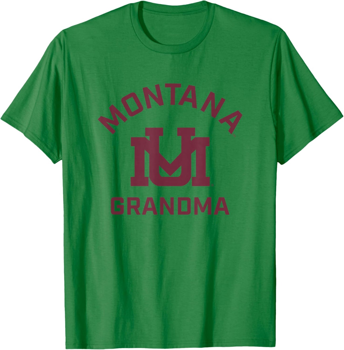 University of Montana Grizzlies Arched Grandma T-Shirt - T-Shirt | Irish Green