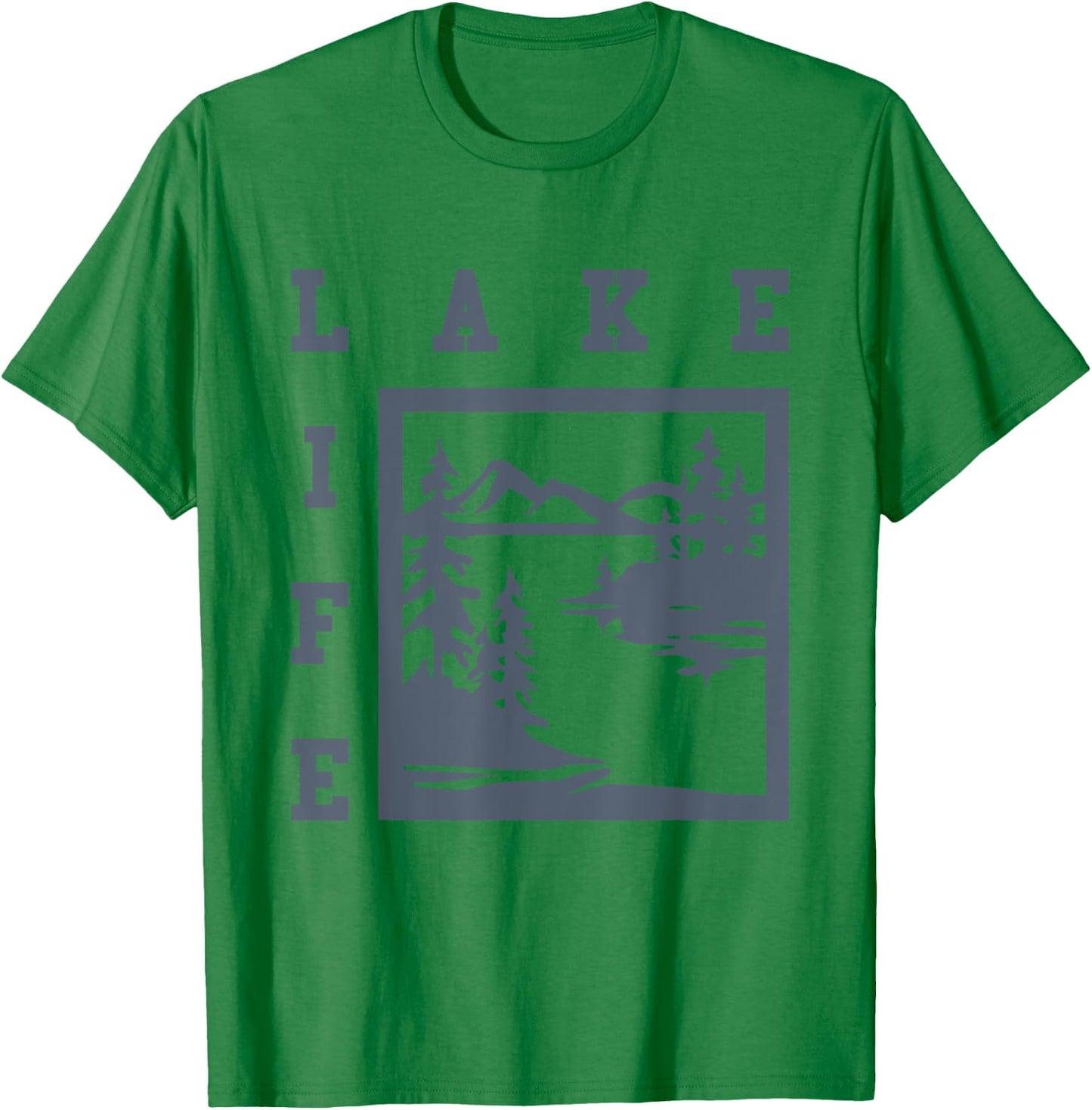 Lake Life Lake Shirt Lakehouse Vacation Boating Lake Bum T-Shirt - T-Shirt | Irish Green