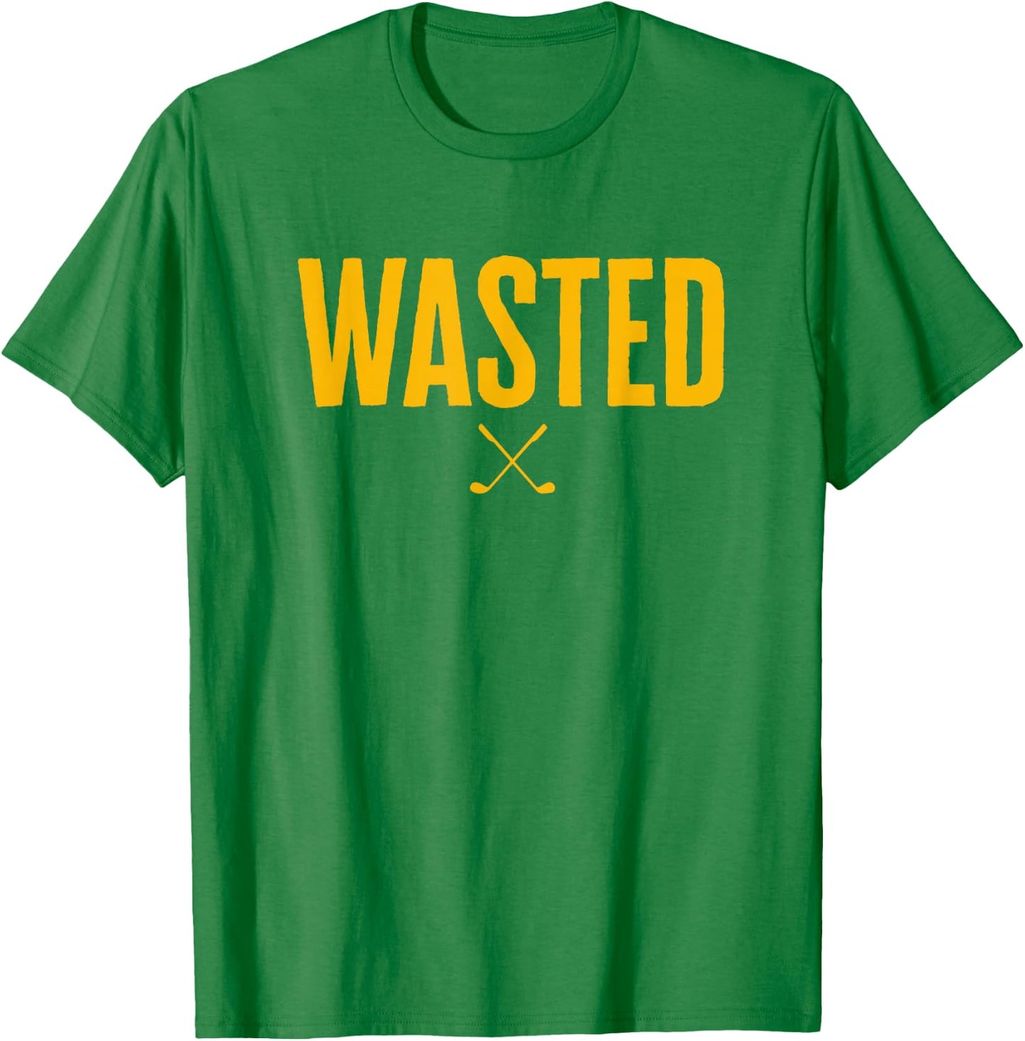 Below Bogey Golf Wasted Golf T-Shirt - T-Shirt | Irish Green