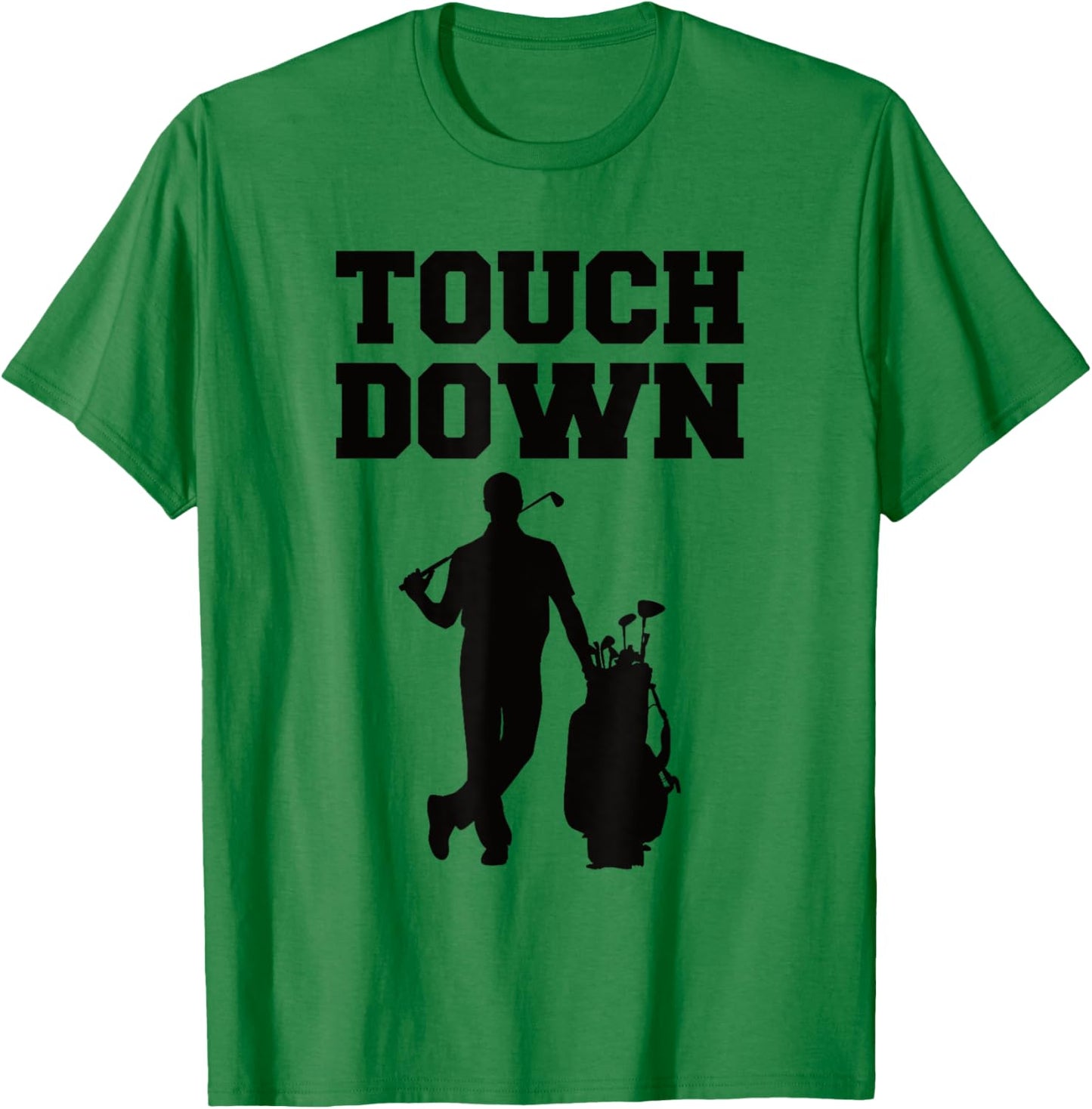 Touchdown Golf Football Funny Mix Up Sports Golf Player Men T-Shirt - T-Shirt | Irish Green