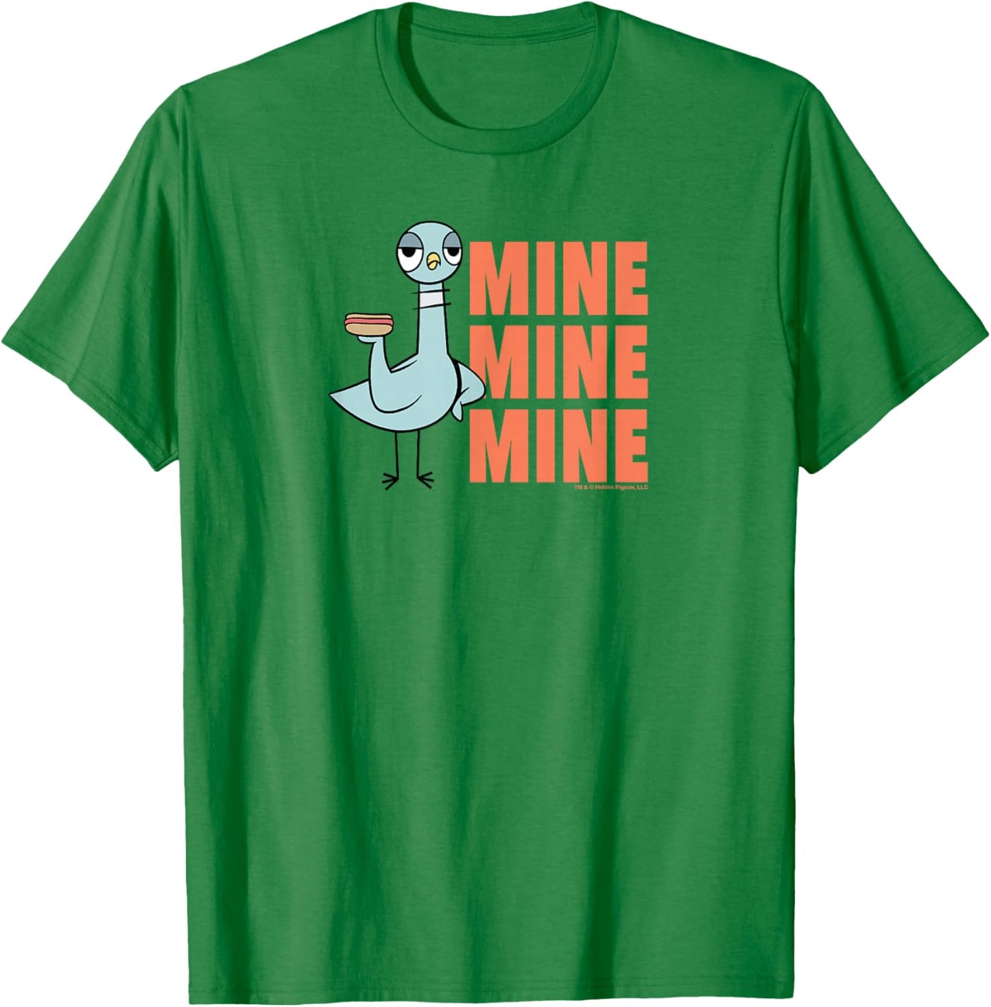 The Pigeon Hot Dogs T-Shirt - T-Shirt | Irish Green