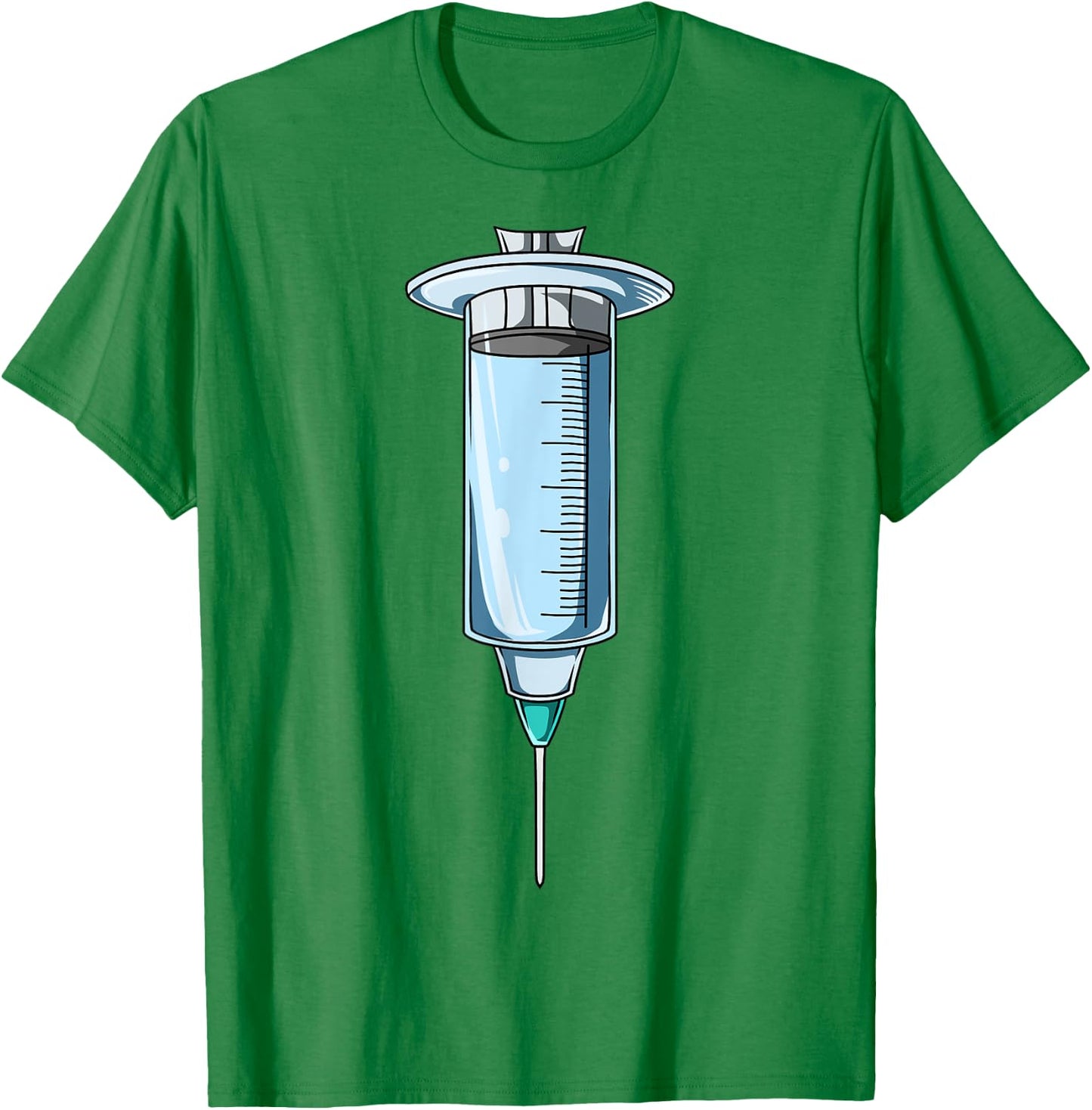 Easy Syringe Costume Syringe Body Headless Syringe Costume T-Shirt - T-Shirt | Irish Green
