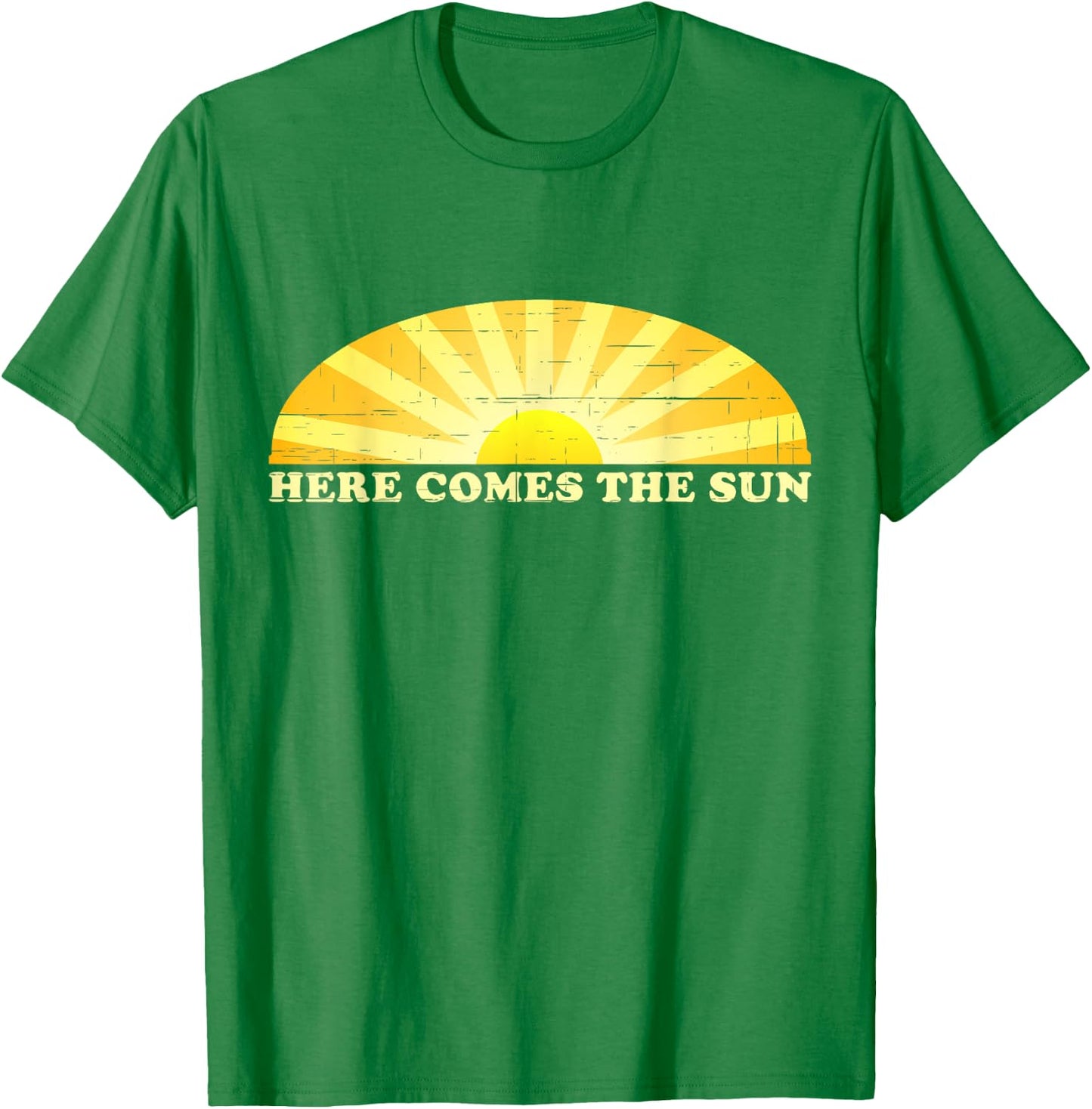 Here Comes The Sun Cute Sunshine Beach Summer Teacher Women T-Shirt - T-Shirt | Irish Green