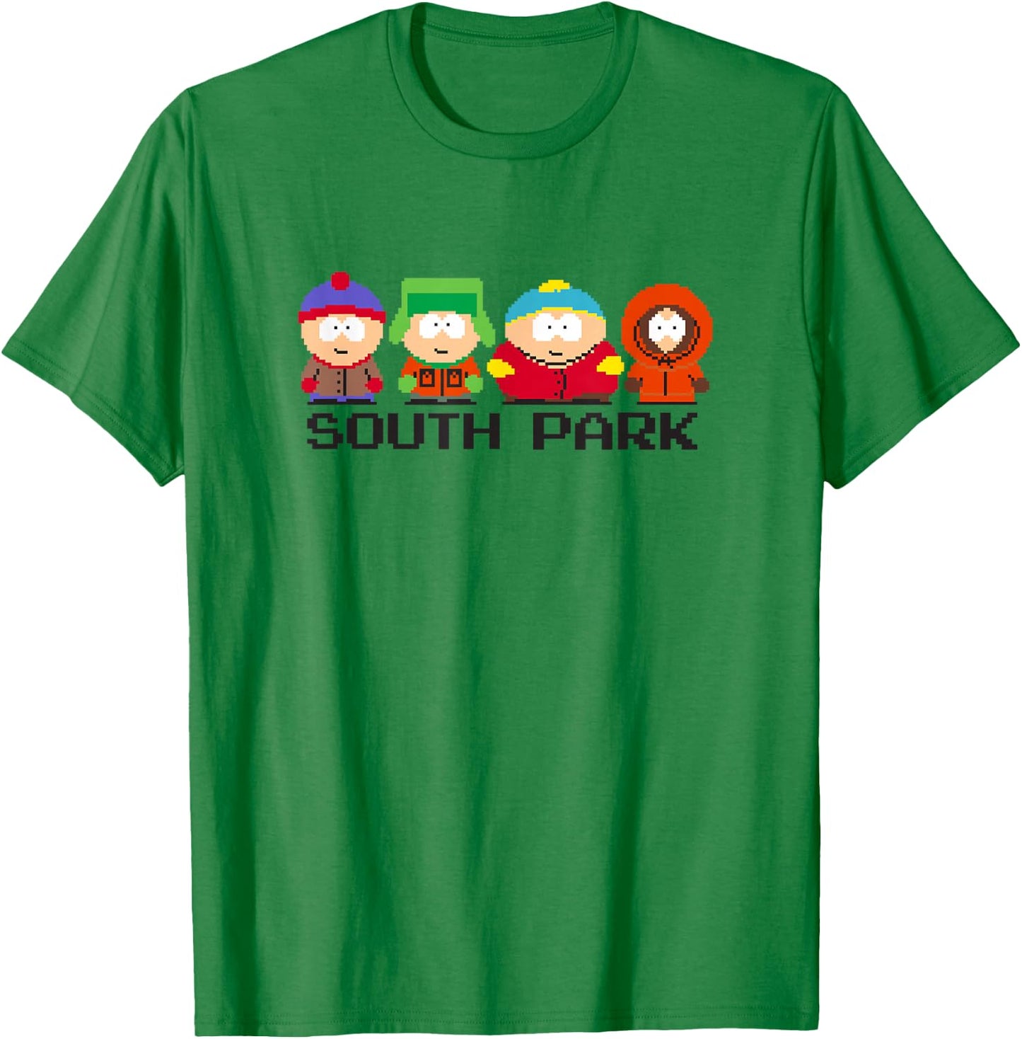 8 Bit South Park T-Shirt - T-Shirt | Irish Green