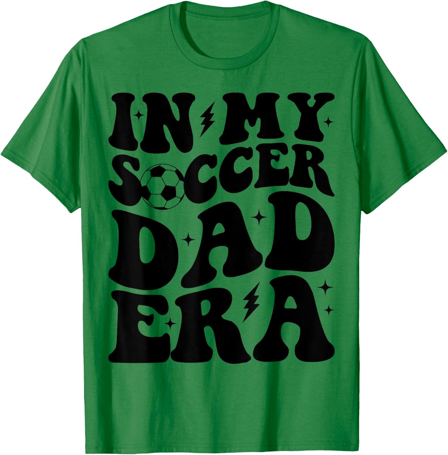 Groovy In My Soccer Dad Era T-Shirt - T-Shirt | Irish Green
