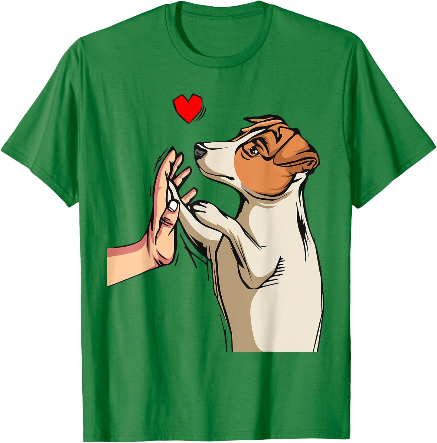 Jack Russell Terrier Love Dog Mom Funny Girls Gift T-Shirt - T-Shirt | Irish Green