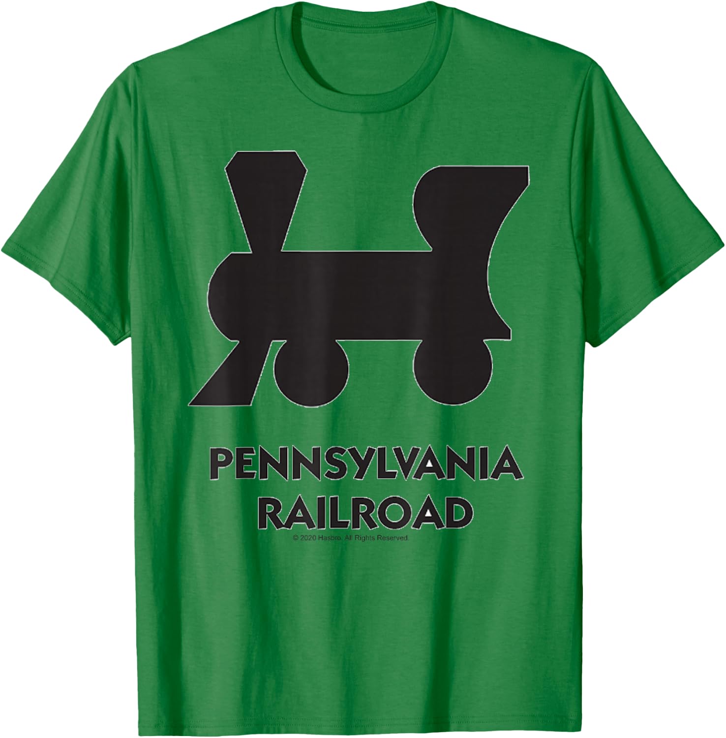Monopoly Pennsylvania Railroad T-Shirt - T-Shirt | Irish Green