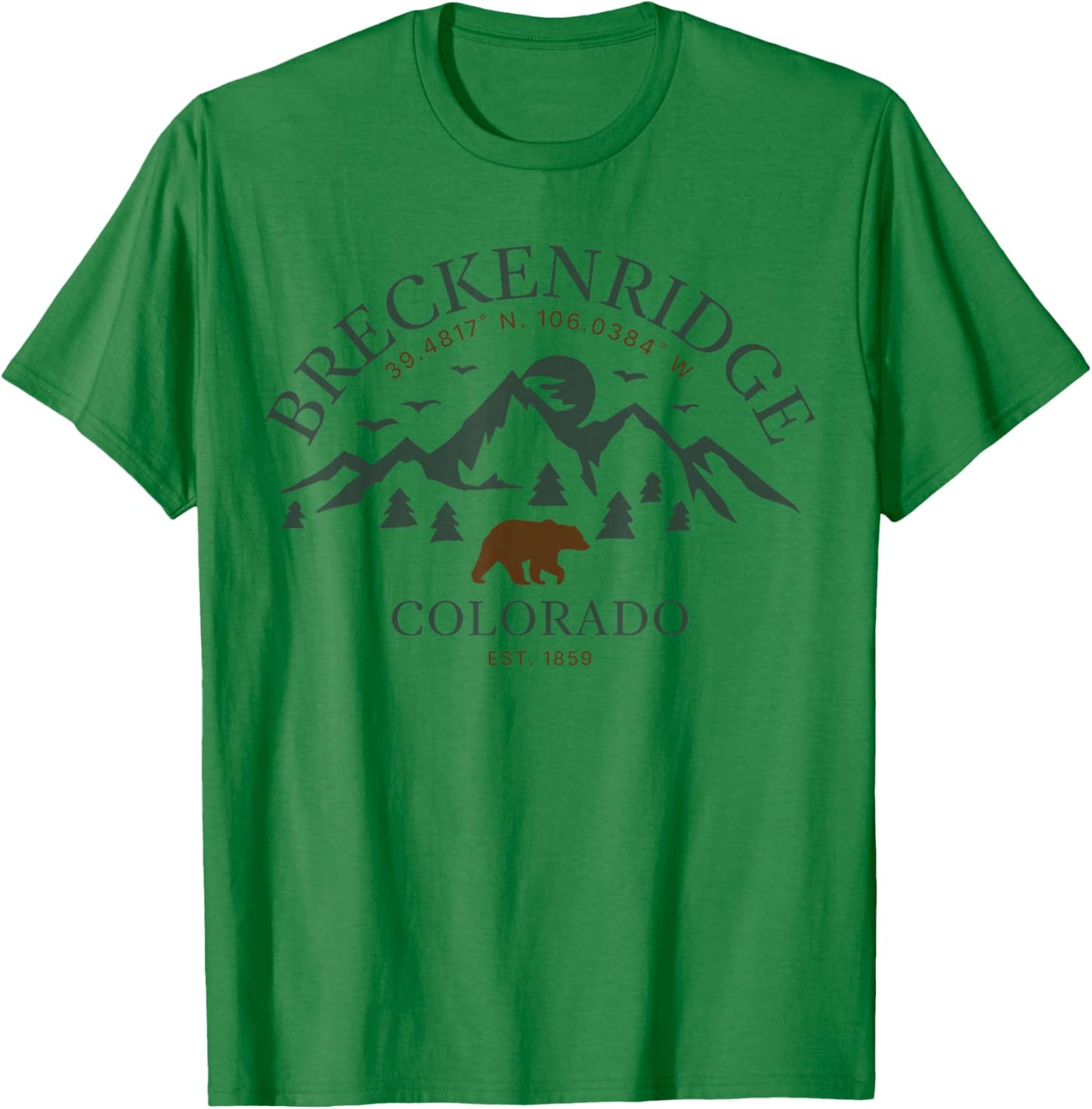 Breckenridge Colorado T-Shirt - T-Shirt | Irish Green