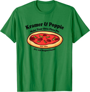 Kramer & Poppie Make Your Own Pizza Pie T-Shirt - T-Shirt | Irish Green