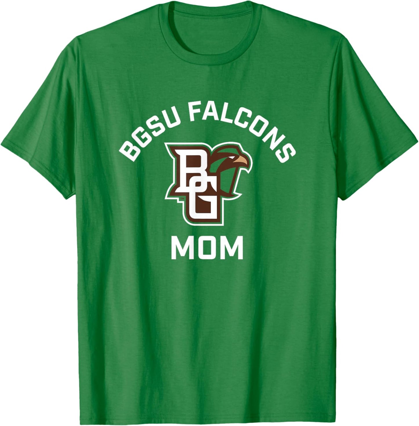 Bowling Green BGSU Falcons Arched Mom T-Shirt - T-Shirt | Irish Green