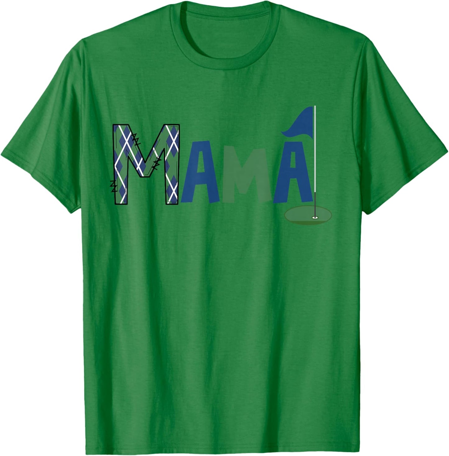 Mama of The Birthday Boy Hole in One Golf Sport Matching T-Shirt - T-Shirt | Irish Green
