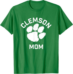 Clemson University Tigers Arched Mom T-Shirt - T-Shirt | Irish Green