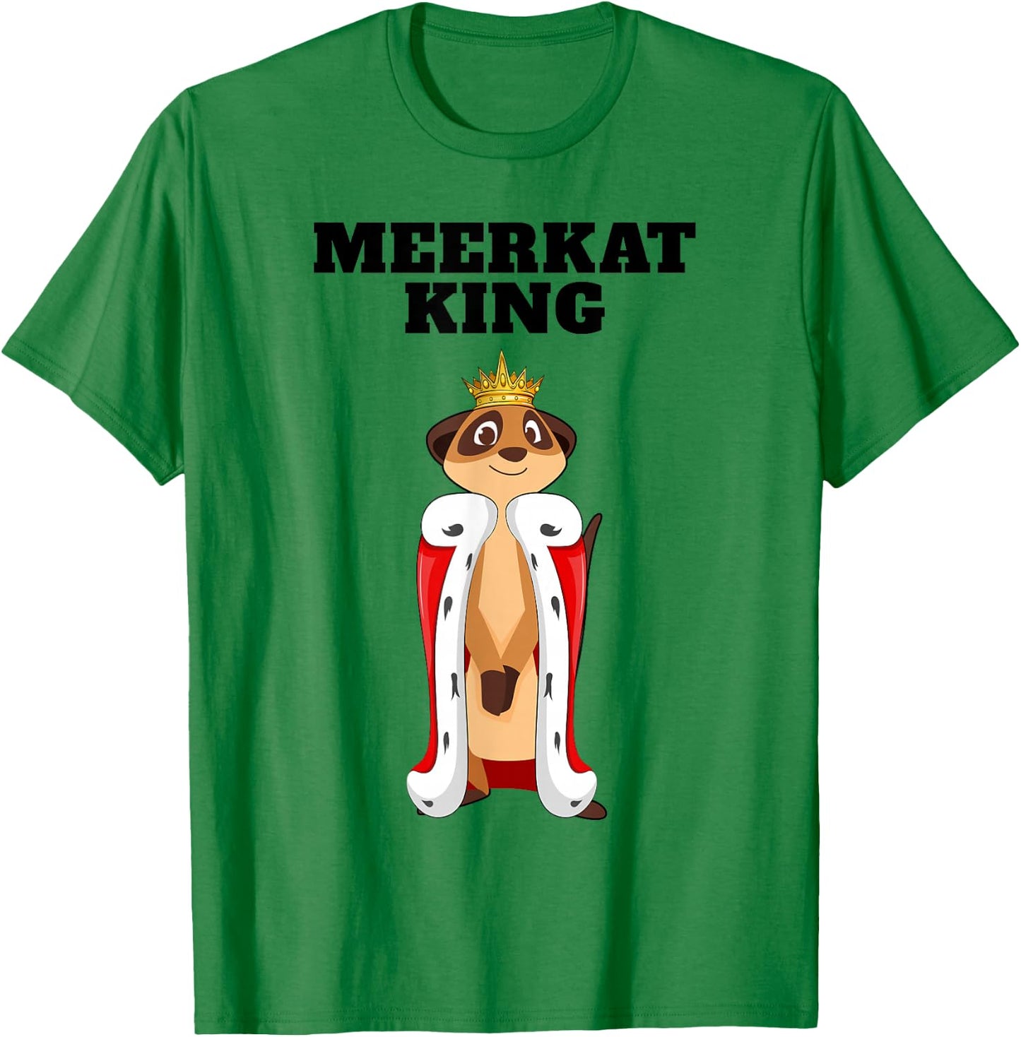 Meerkat King | Boys Meerkat Lover Design | Meerkat T-Shirt - T-Shirt | Irish Green