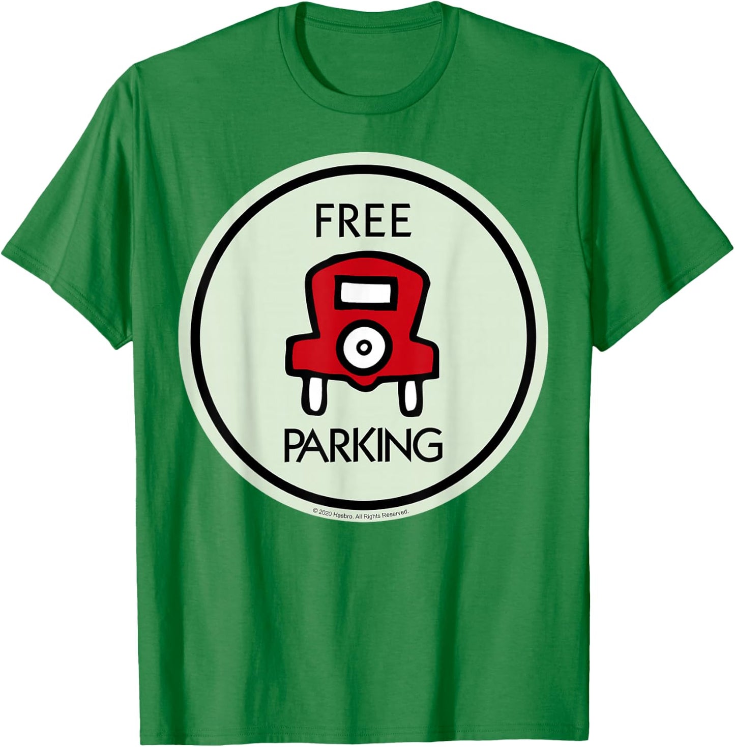 Monopoly Free Parking Game Board Vintage Logo T-Shirt - T-Shirt | Irish Green