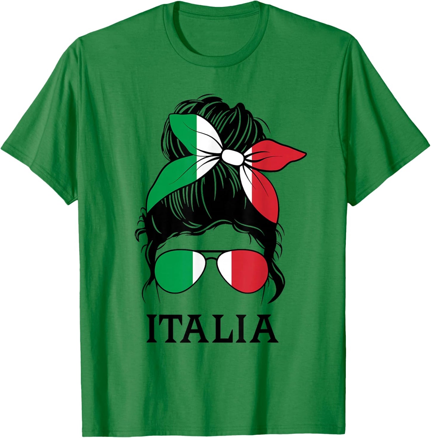 Italia Graphic Design for Girls Kid Italian Toodler T-Shirt - T-Shirt | Irish Green
