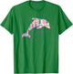Kids Hilton Head Island South Carolina Preppy Plaid Dolphin T-Shirt - T-Shirt | Irish Green
