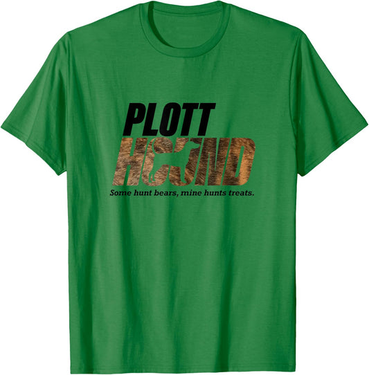 Plott Hound hunting treats T-Shirt - T-Shirt | Irish Green