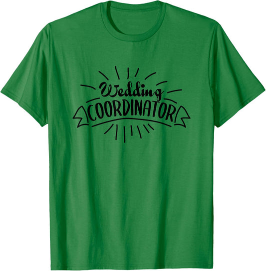 Cute Wedding Coordinator Event Planner Marriage T-Shirt - T-Shirt | Irish Green