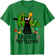 I Regret Nothing, Cat Christmas Tree Funny Black Cat Graphic T-Shirt - T-Shirt | Irish Green
