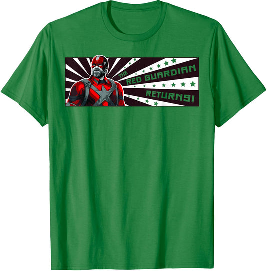 Marvel Black Widow The Red Guardian Returns T-Shirt - T-Shirt | Irish Green