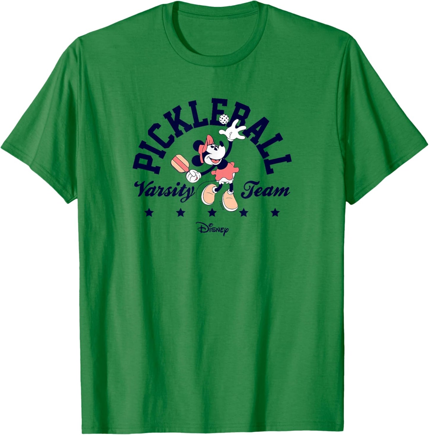 Minnie Mouse - Pickleball Serve Varsity Team T-Shirt - T-Shirt | Irish Green