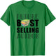 Future Best Selling Author | Funny book worm writer T-Shirt - T-Shirt | Irish Green