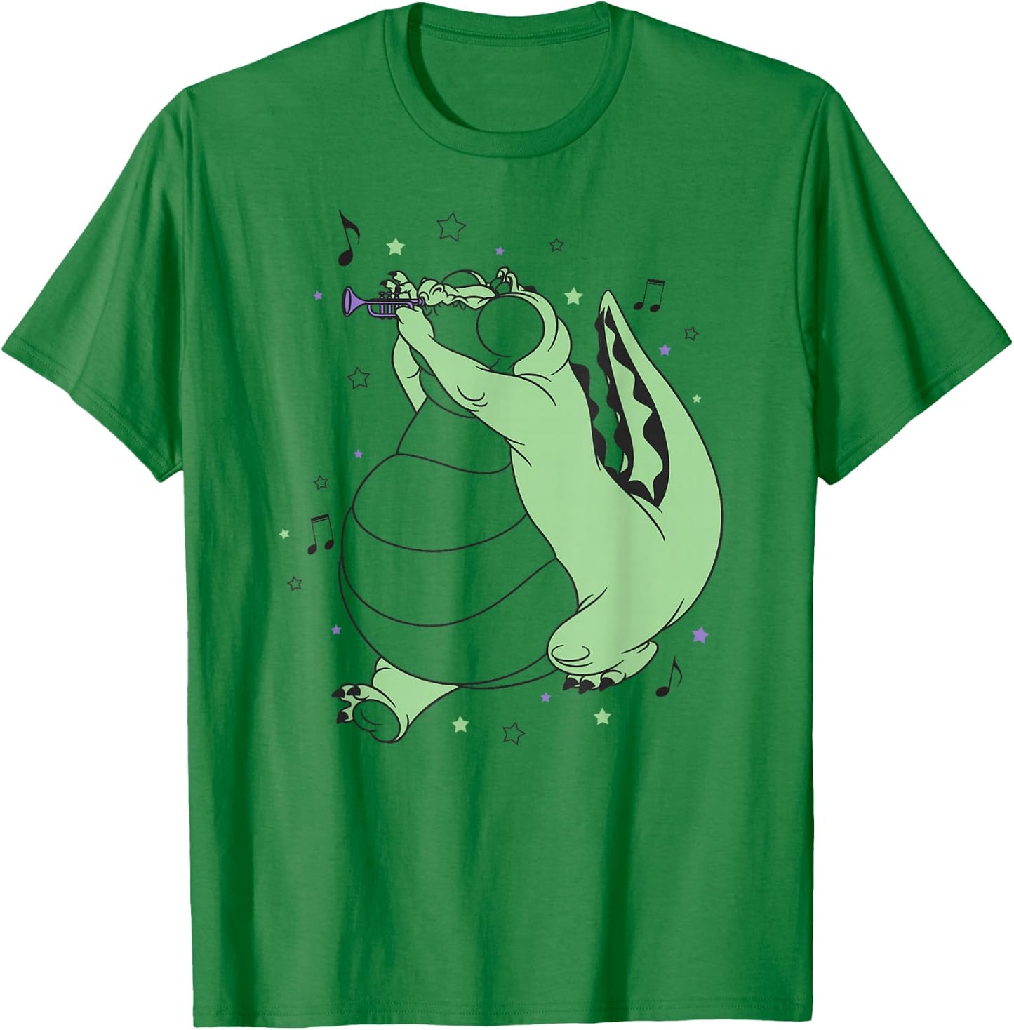Disney The Princess and The Frog Jazzy Louis Chest Portrait T-Shirt - T-Shirt | Irish Green
