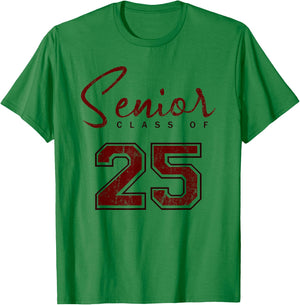 Senior 2025 - Class of 2025 Senior - Maroon Grads of 25 3 T-Shirt - T-Shirt | Irish Green