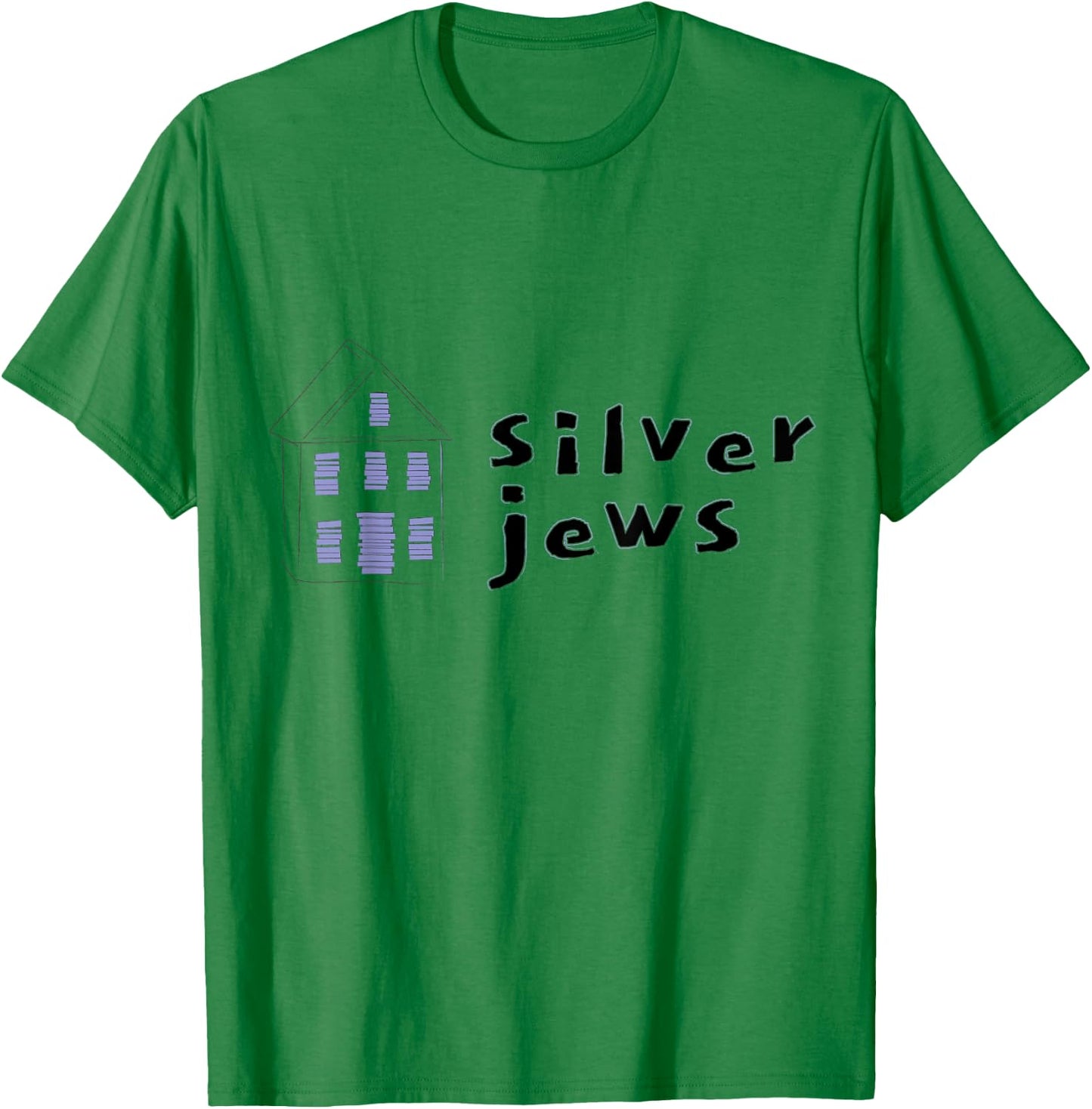 Silver Jew Boarded Up House T-Shirt - T-Shirt | Irish Green