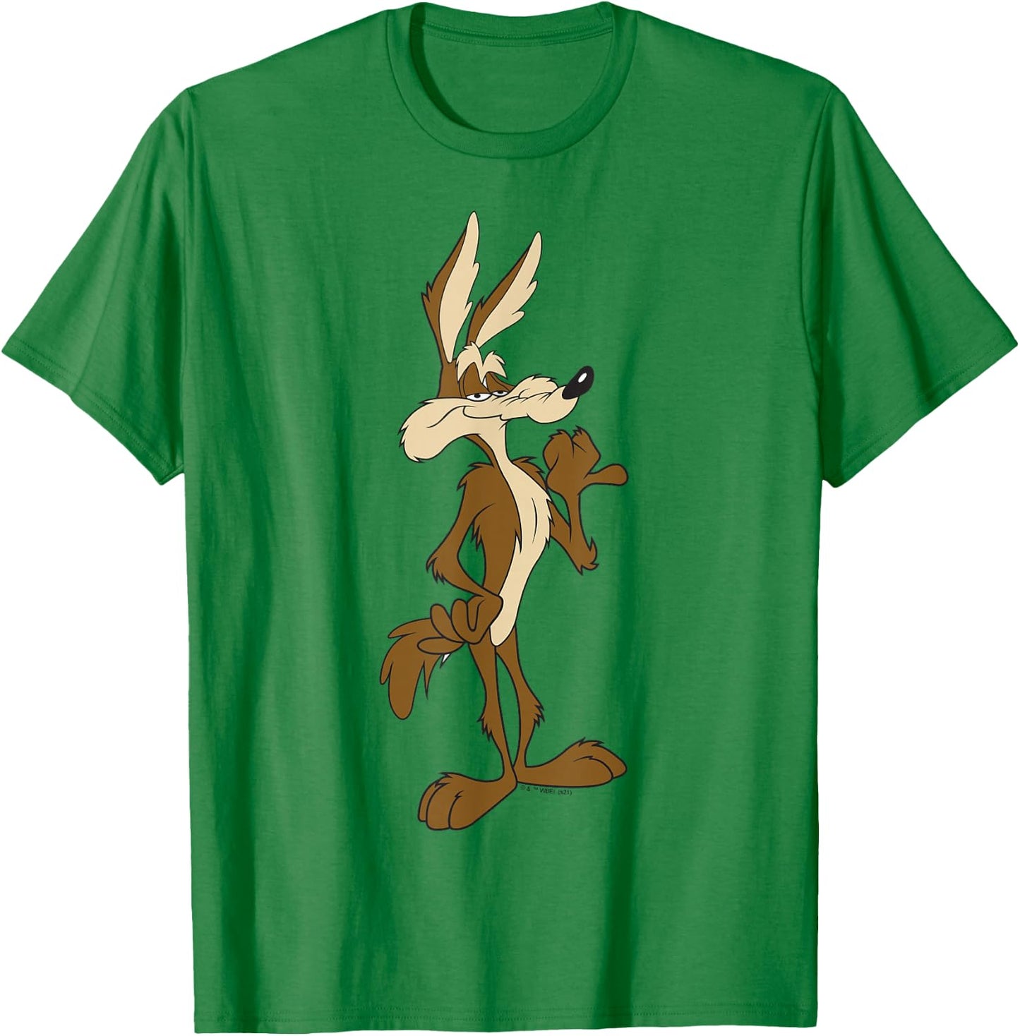 Looney Tunes Wile E. Coyote Confident Stance T-Shirt - T-Shirt | Irish Green