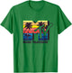 Mademark x MTV - The official MTV Logo with Vintage Surfer and Palms T-Shirt - T-Shirt | Irish Green