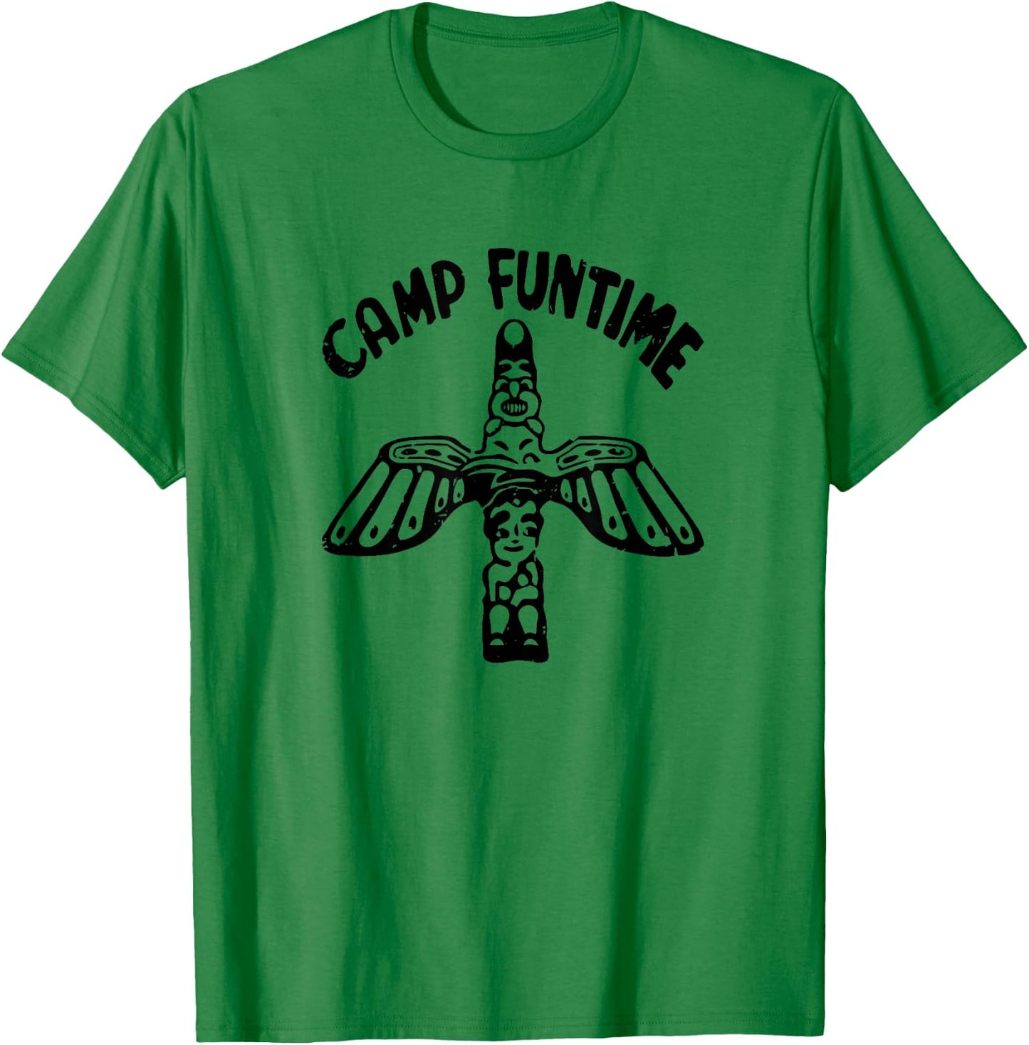 Camp Funtime! Fun vintage novelty T-Shirt - T-Shirt | Irish Green