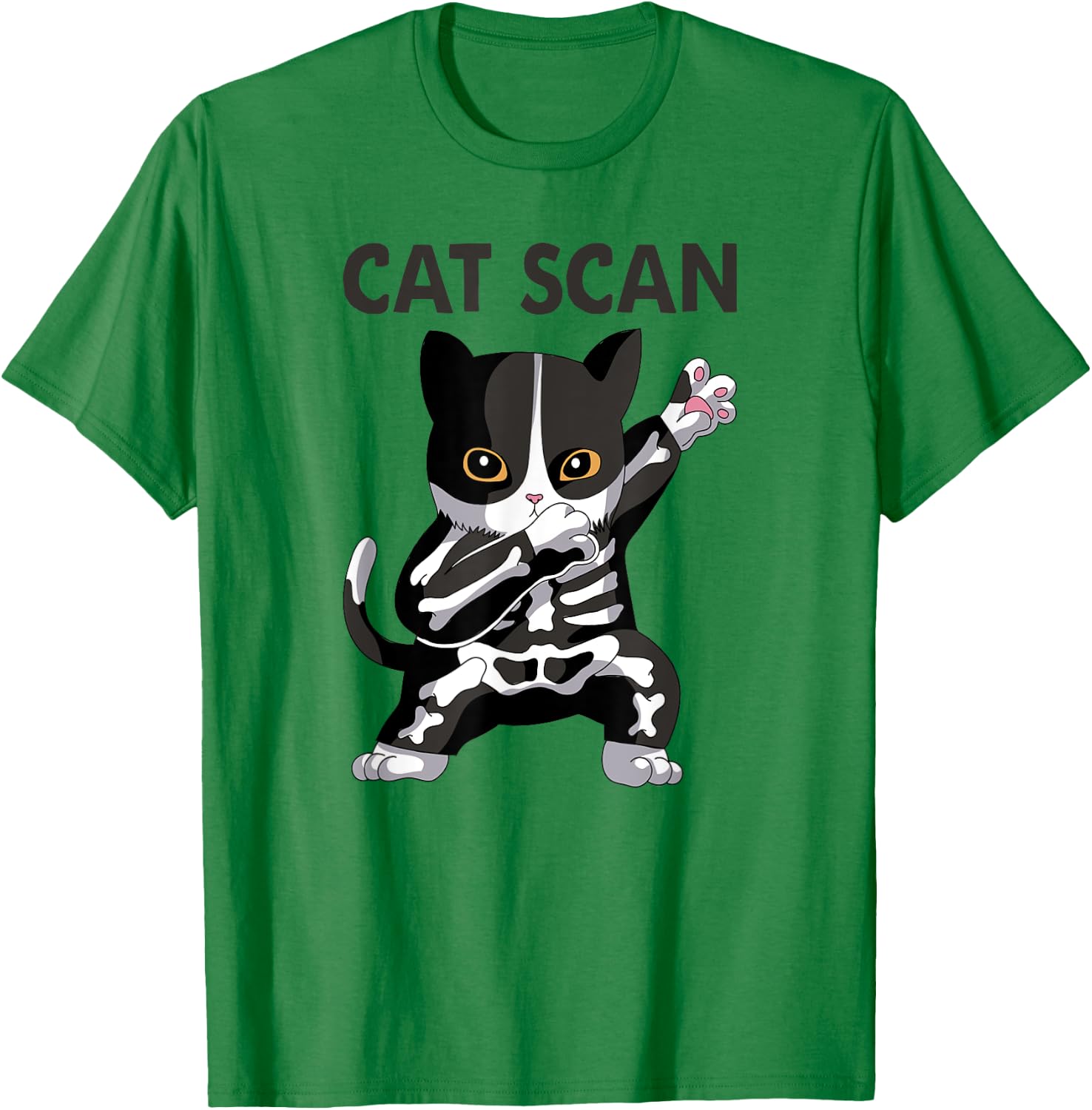Cat Scan CT Scan Funny Cat X-Ray Pun Meme Rad Tech Women T-Shirt - T-Shirt | Irish Green