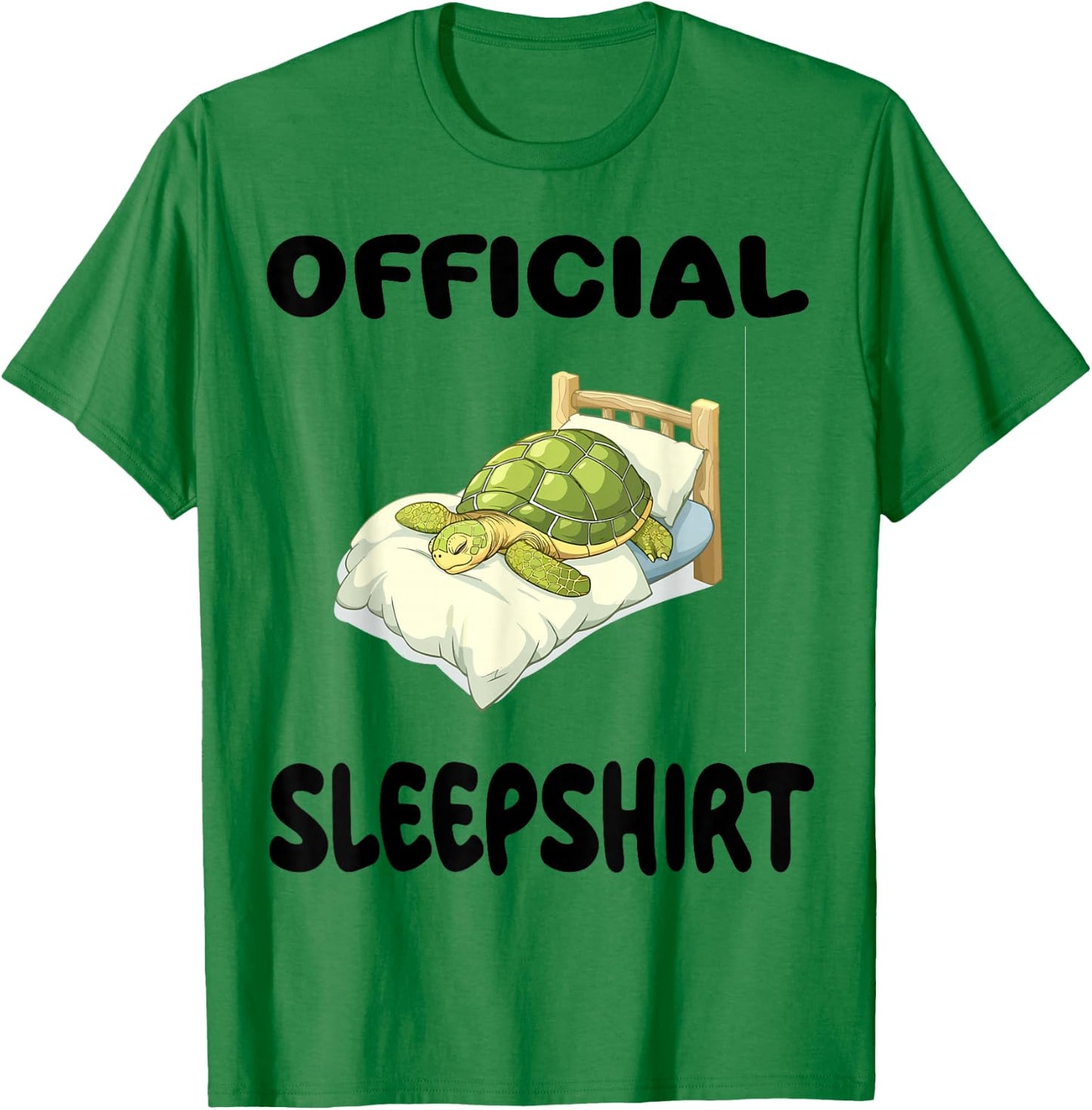 Turtle Official Sleepshirt Pajamas Nightgown T-Shirt - T-Shirt | Irish Green